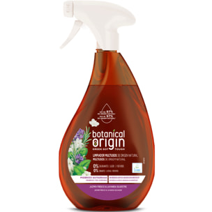 Botanical Origin Limpiador Quitagrasas Multisuperfície de origen natural Fragancia Jazmín Fresco & Lavanda Silvestre 1500 ml (3x500ml)