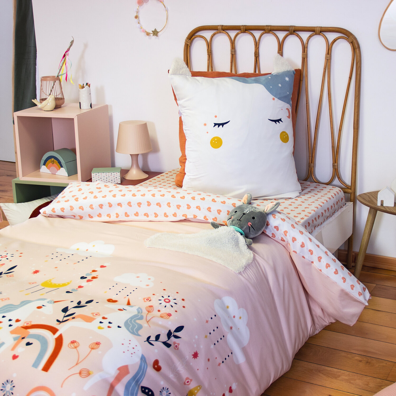Parure de lit enfant 100% microfibre - feerique
