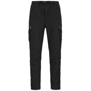 Pantaloni Kappa Uomo Logo Cargol Nero