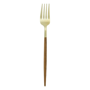 Ménagère Ida 24 pièce(s) marron L2,7xp0,7xH22,7cm