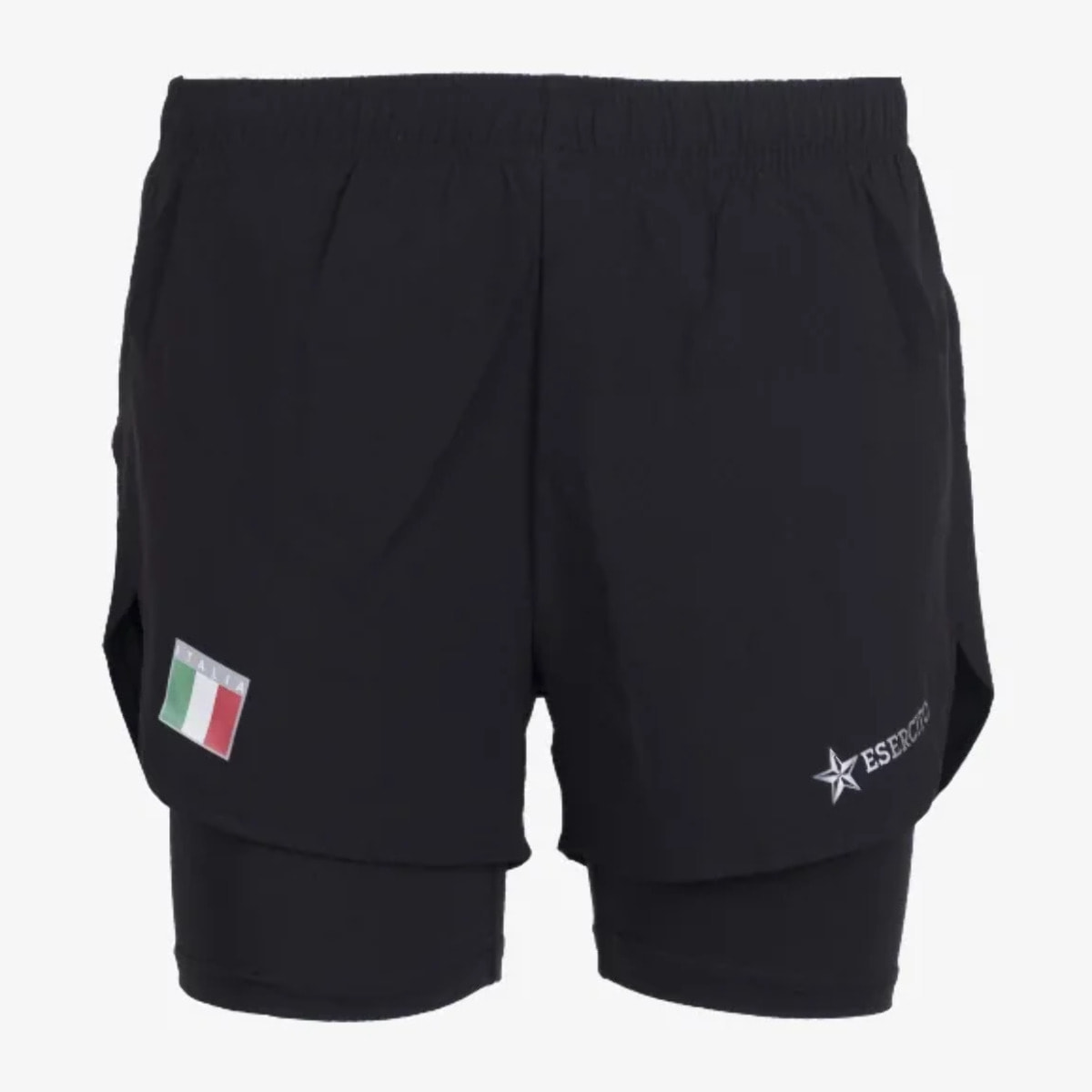 Pantaloncini Esercito running neri donna