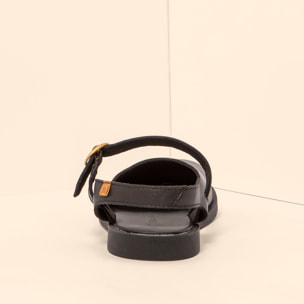 Sandalias N5874 SOFT NAPPA BLACK/ ARENISCA color Black