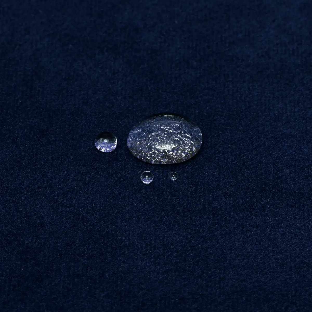 Canapé "Candice" - 3 places - velours - bleu foncé