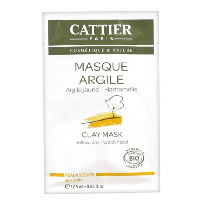 Masque Argile Jaune - Peaux Sèches - Unidose 12,5 ml