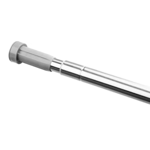 Barre de douche extensible 135x250cm inox
