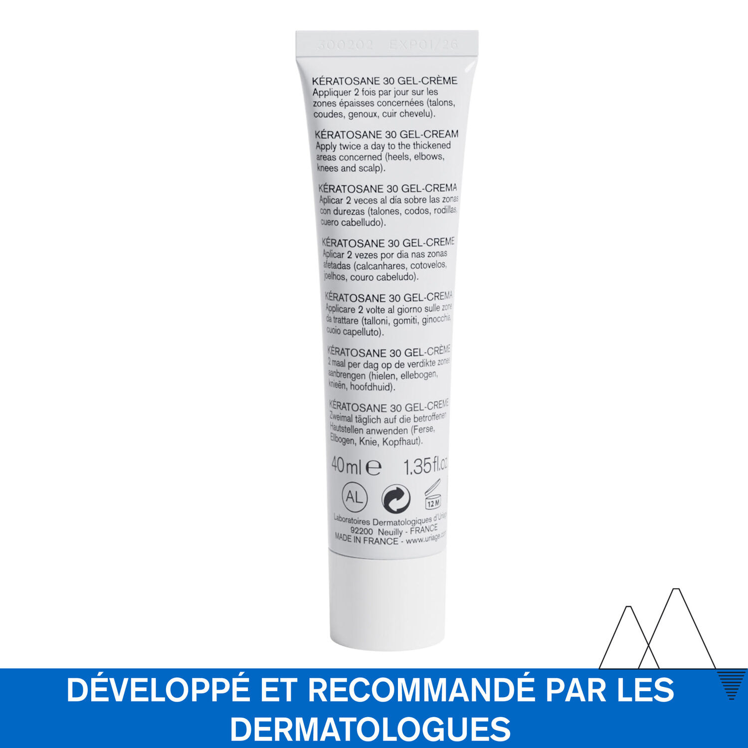 Kératosane 30 - Gel-Crème 30% d'Urée Anti-Callosités