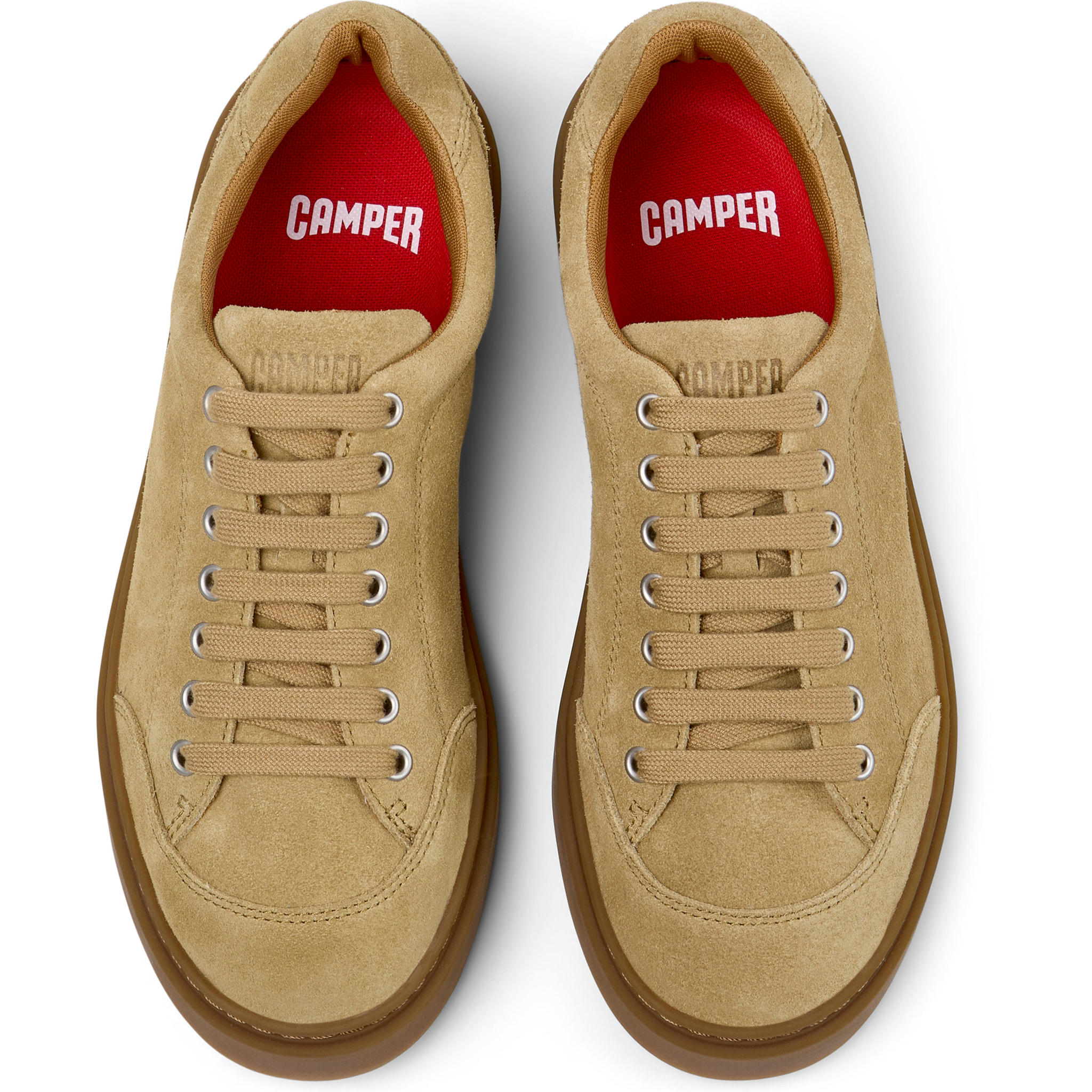 Sneakers - CAMPER Runner Twentyfive - Marrone - Pelle scamosciata