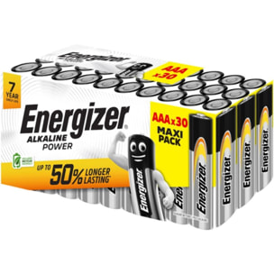 Pile ENERGIZER Alkaline Power x30 piles AAA