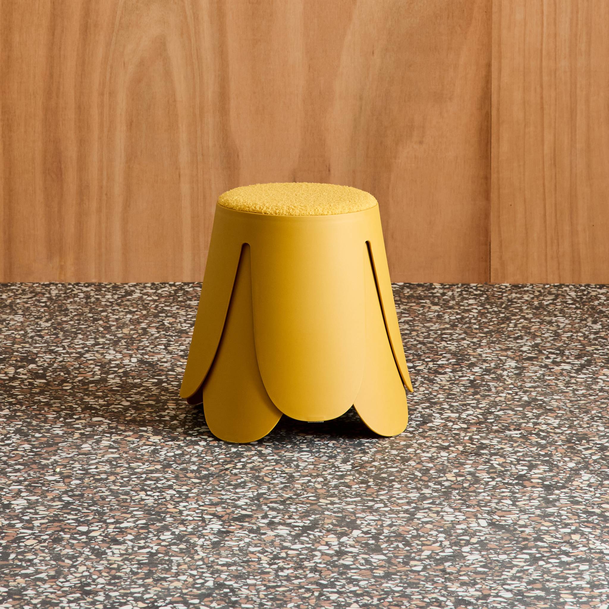 Tabouret empilable enfant bouclette texturée (lot de 2) NIKI KIDS