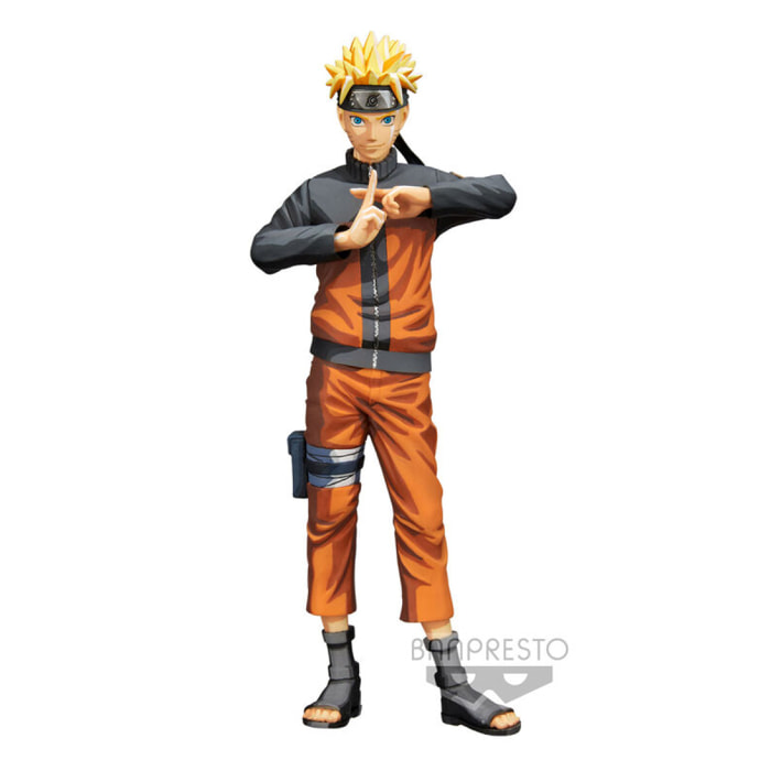 Naruto Shippuden Grandista Nero Uzumaki Naruto Figura 27cm Banpresto