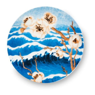 Set de 6 assiettes apéritif en porcelaine Excelsa – Fuji, Multicolore