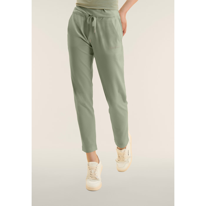 Pantaloni Sportivi con Coulisse in Jersey Elasticizzato