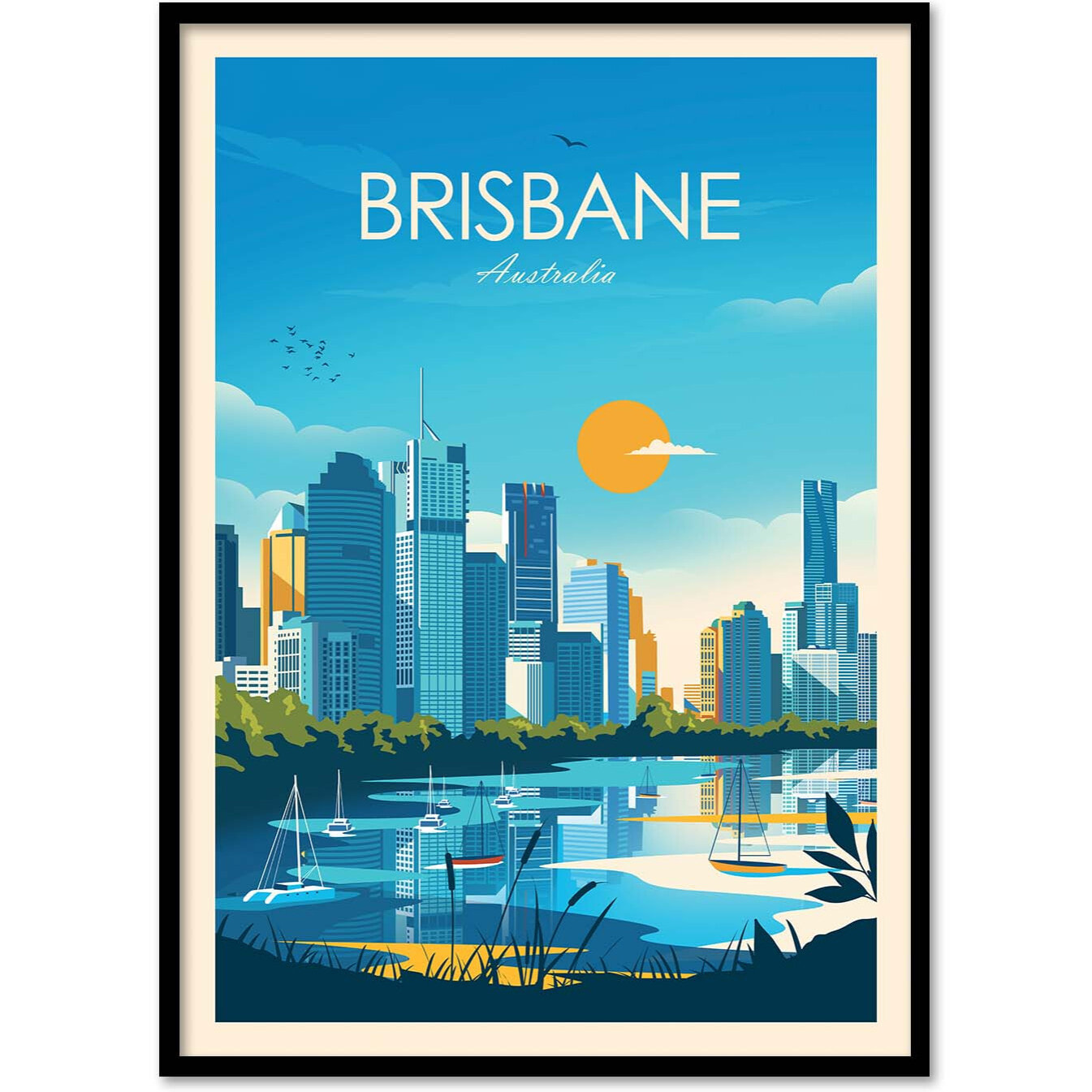 Affiche - Brisbane - Studio Inception