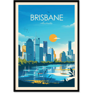 Affiche - Brisbane - Studio Inception