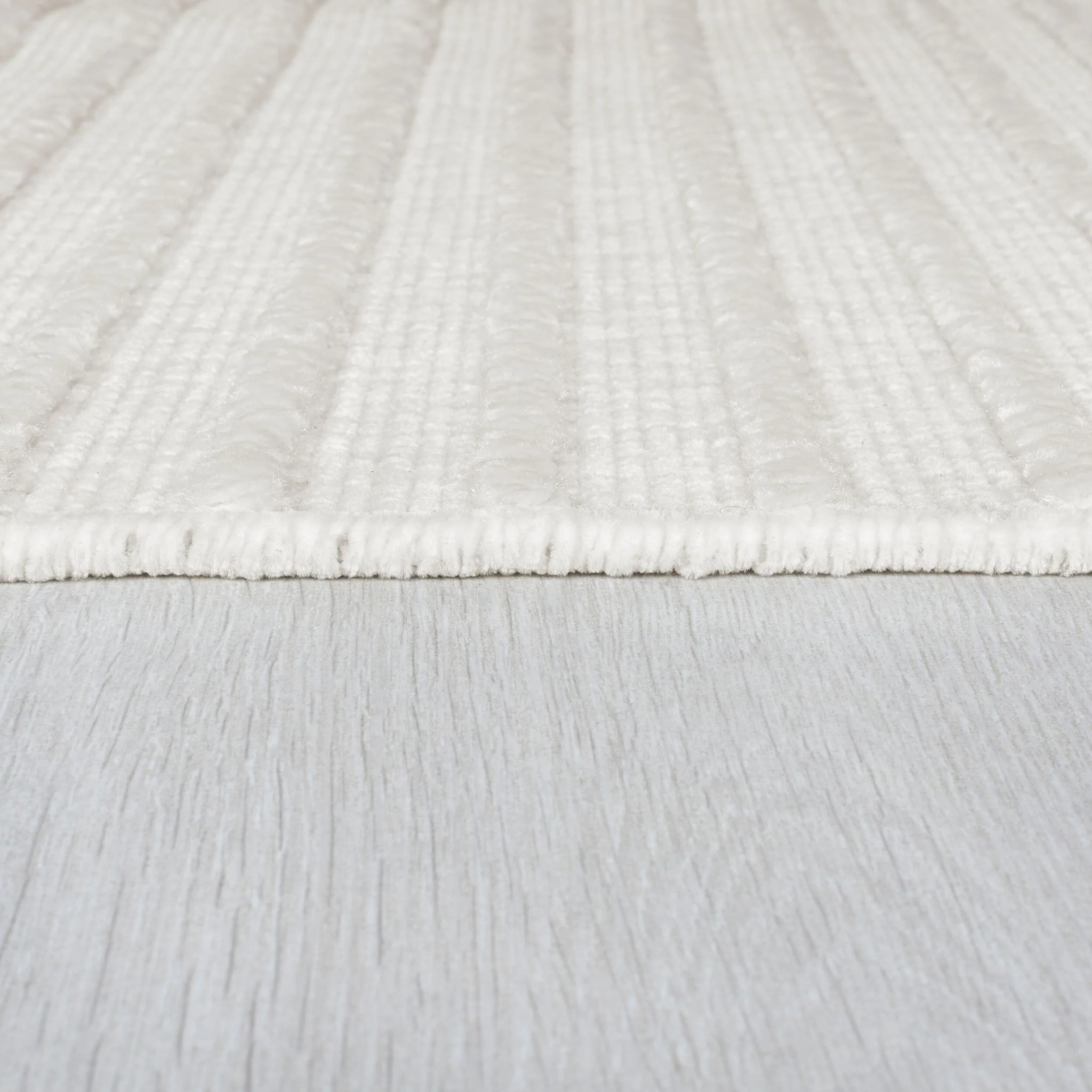 Tapis lavable de couloir ELTON Ivoire