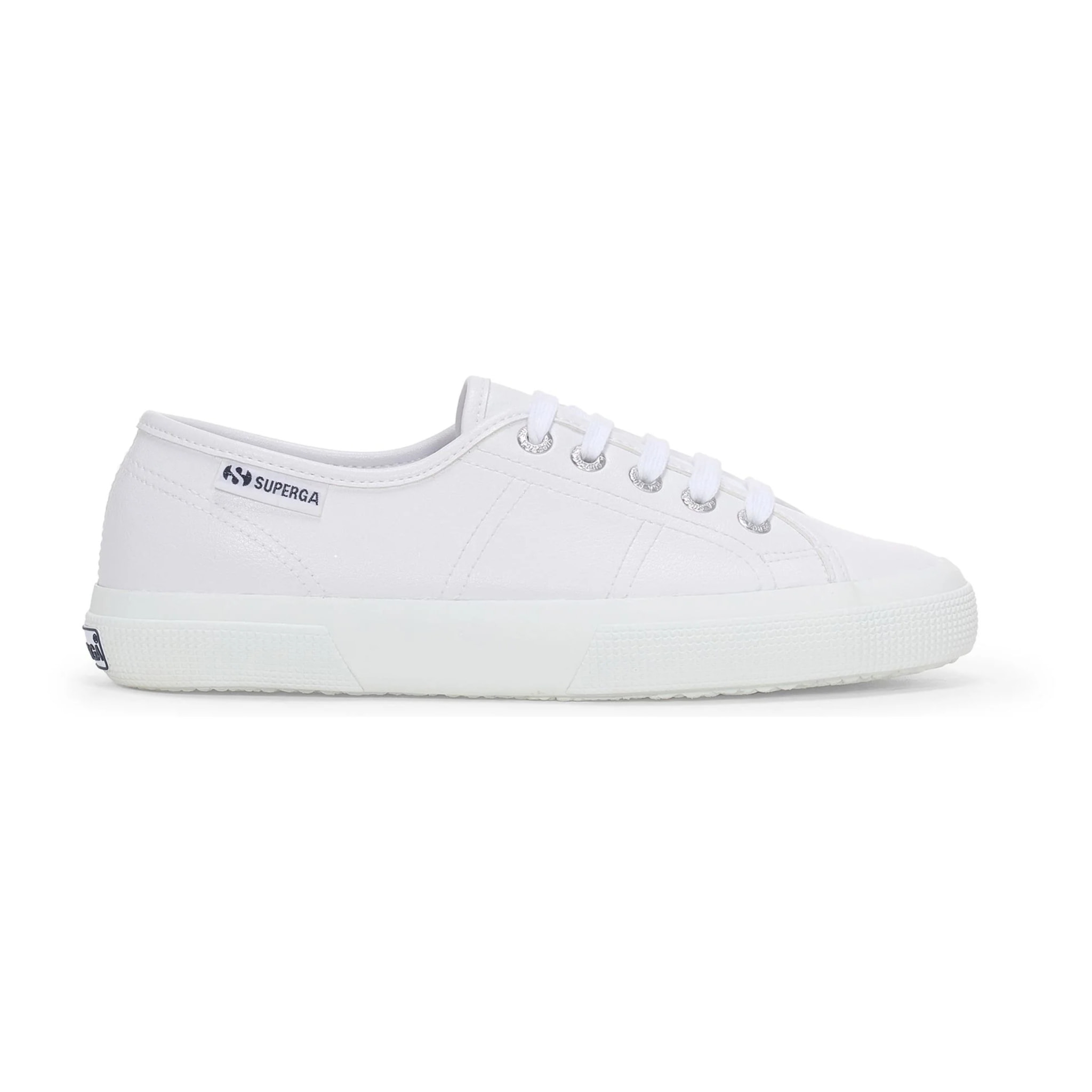 Superga - Unisex Blanco - 3750 VEGAN TUMBLED MATERIAL LEGGERA