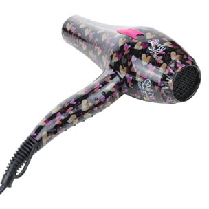 Asciugacapelli 2200W Lovely Style - Nero E Rosa