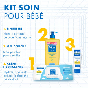 Lot de 18 - Mixa Bébé Lingettes Au Lait De Toilettes Mixa x48