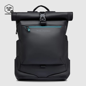 Piquadro Zaino roll-top resistente all'acqua porta pc 15,6