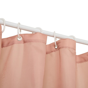 Rideau de douche Colorama 180x200cm rose
