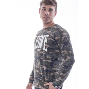 Camiseta de hombre Leone 1947 Apparel con logo de camuflaje