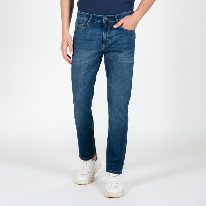 Pantaloni denim stretch 5 tasche