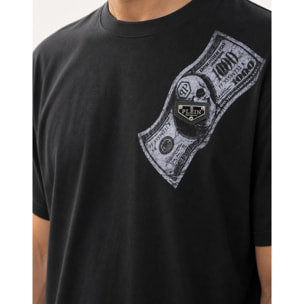 PHILIPP PLEIN Camiseta de cuello redondo y manga corta SKULL