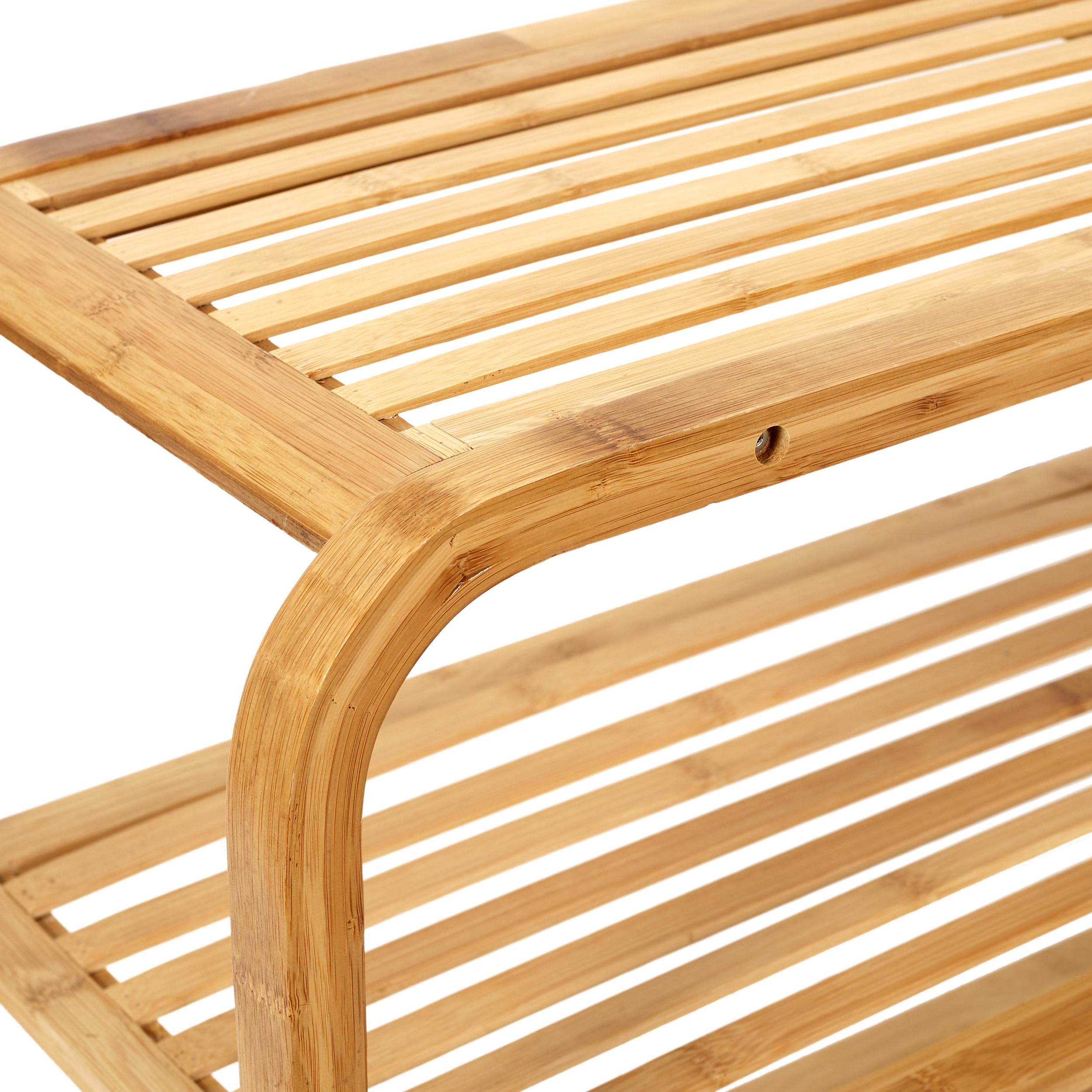 BANC RANGEMENT BAMBOU