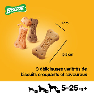 PEDIGREE Biscrok Biscuits croquants multi mix pour chien 6x500g