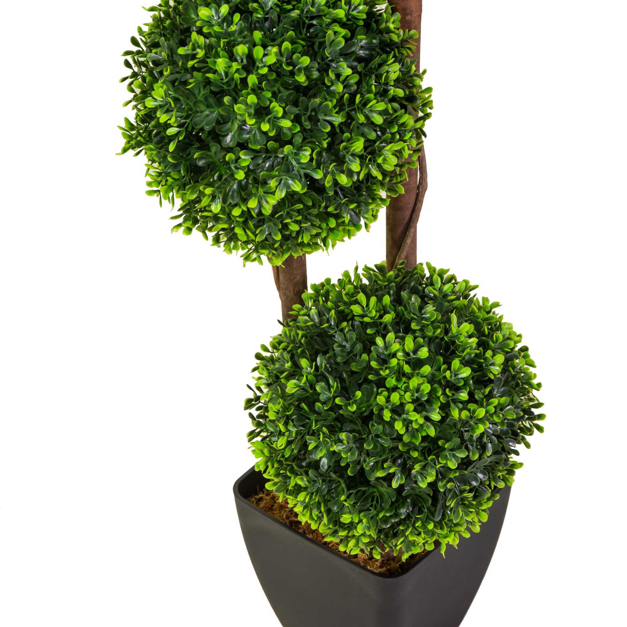 Pianta artificiale Vacchetti in plastica bosso cm h90