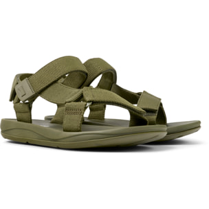 Sandalias - CAMPER Match - Verde - Textil técnico (poliéster reciclado)