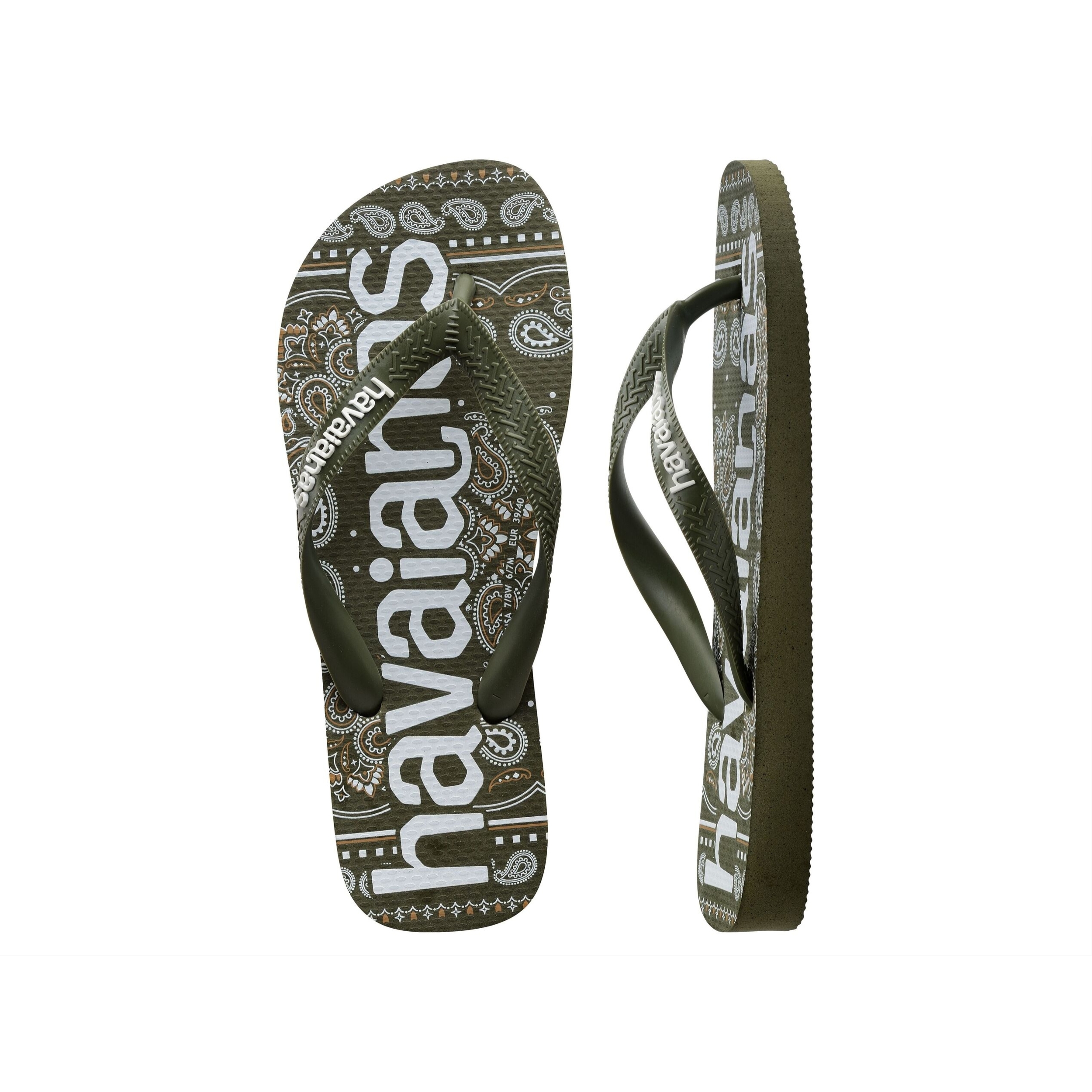 Infradito Havaianas Top Logomania Verde