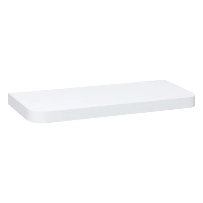 Étagère "Fixy" arrondie blanc 60x23,5cm