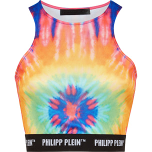 PHILIPP PLEIN Tank Top TIE DYE