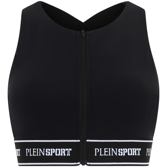 PLEIN SPORT Fleece Bra Top