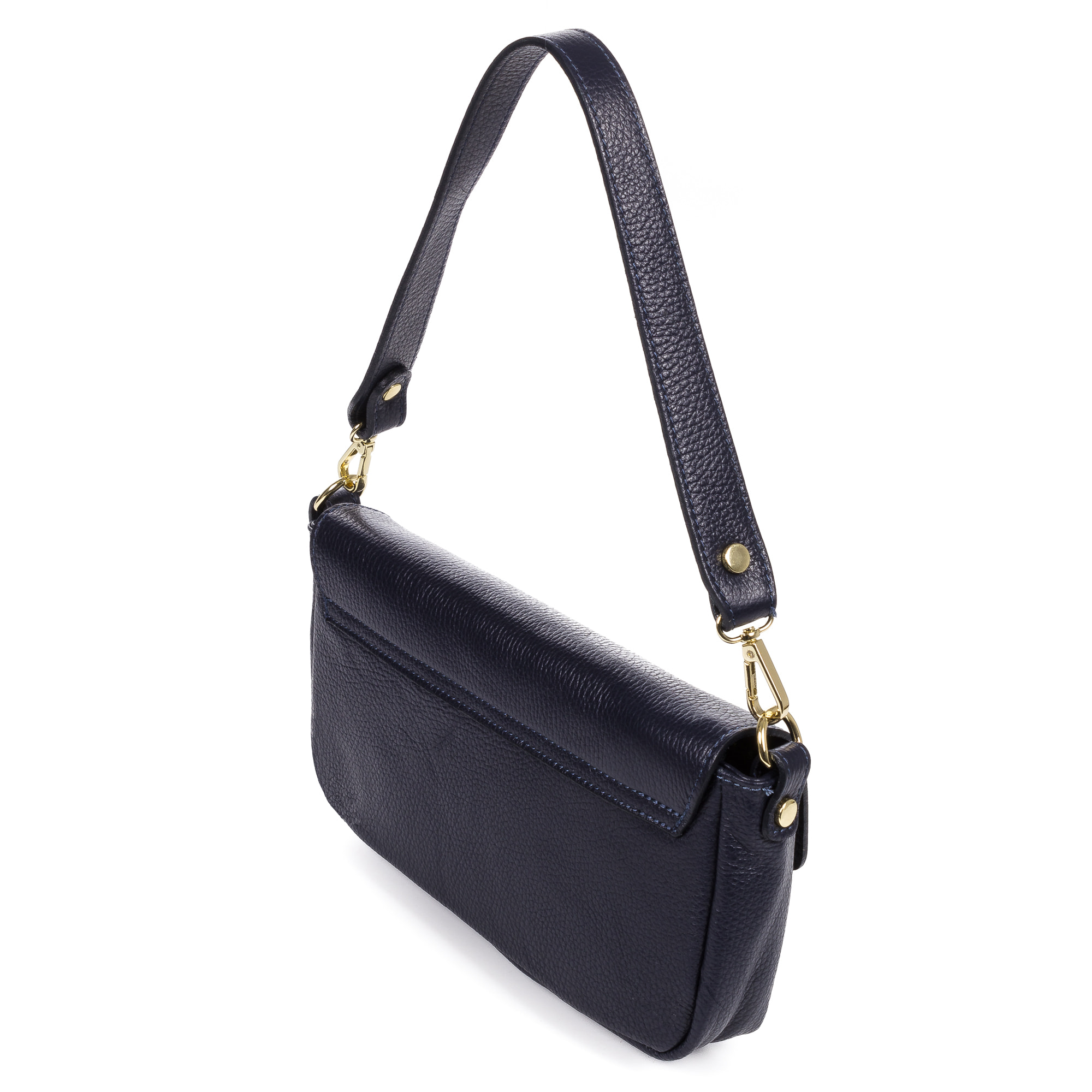 Alluvioni borsa a mano e borsa a tracolla donna. Pelle autentica finitura Dollaro.