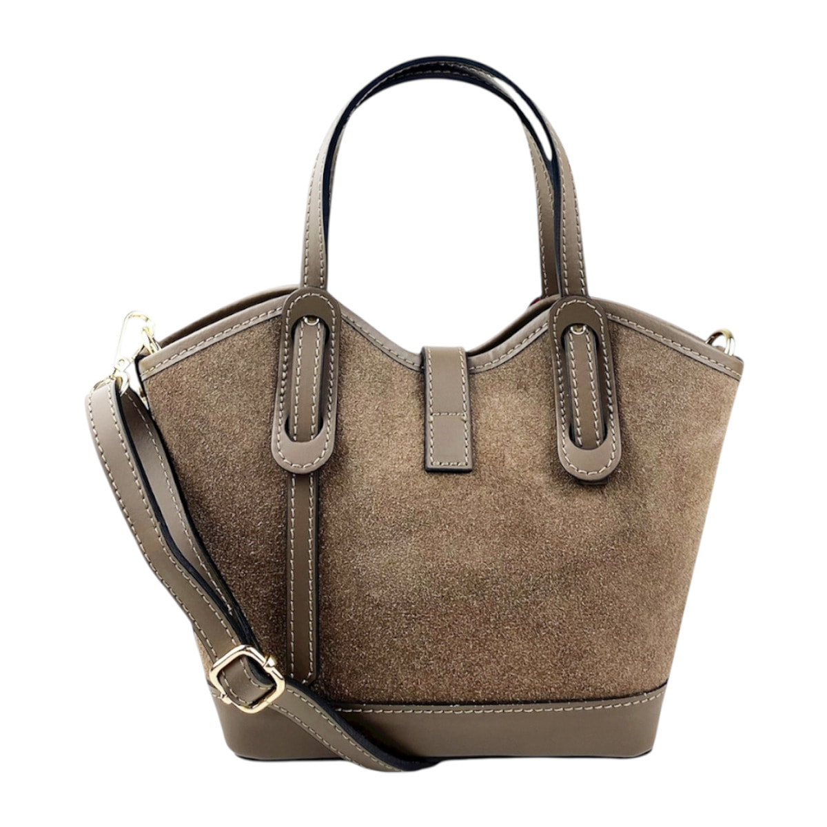 Bolso de mano Cheval Firenze Gallipoli Mini F/W Gris Pardo