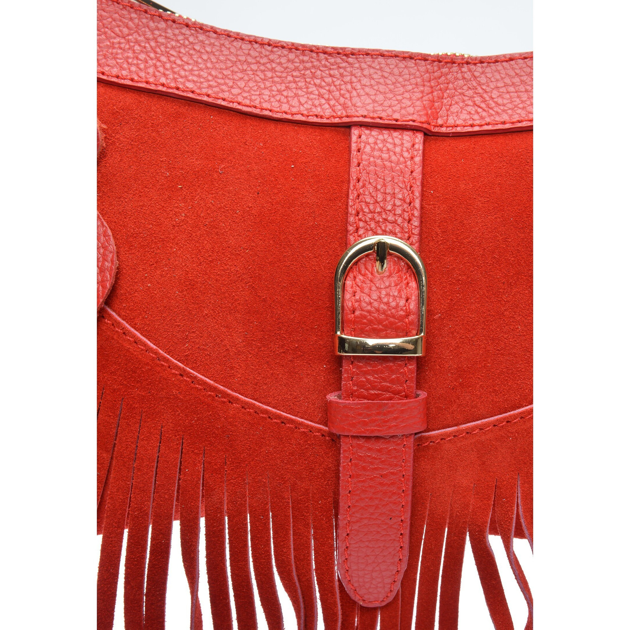 Borsa a tracolla Anna Luchini Rosso