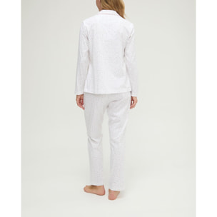 Pijama mujer de florecitas abierto