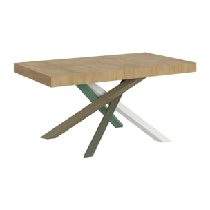 Table extensible 90x160/420 cm Volantis Chêne Nature cadre 4/A