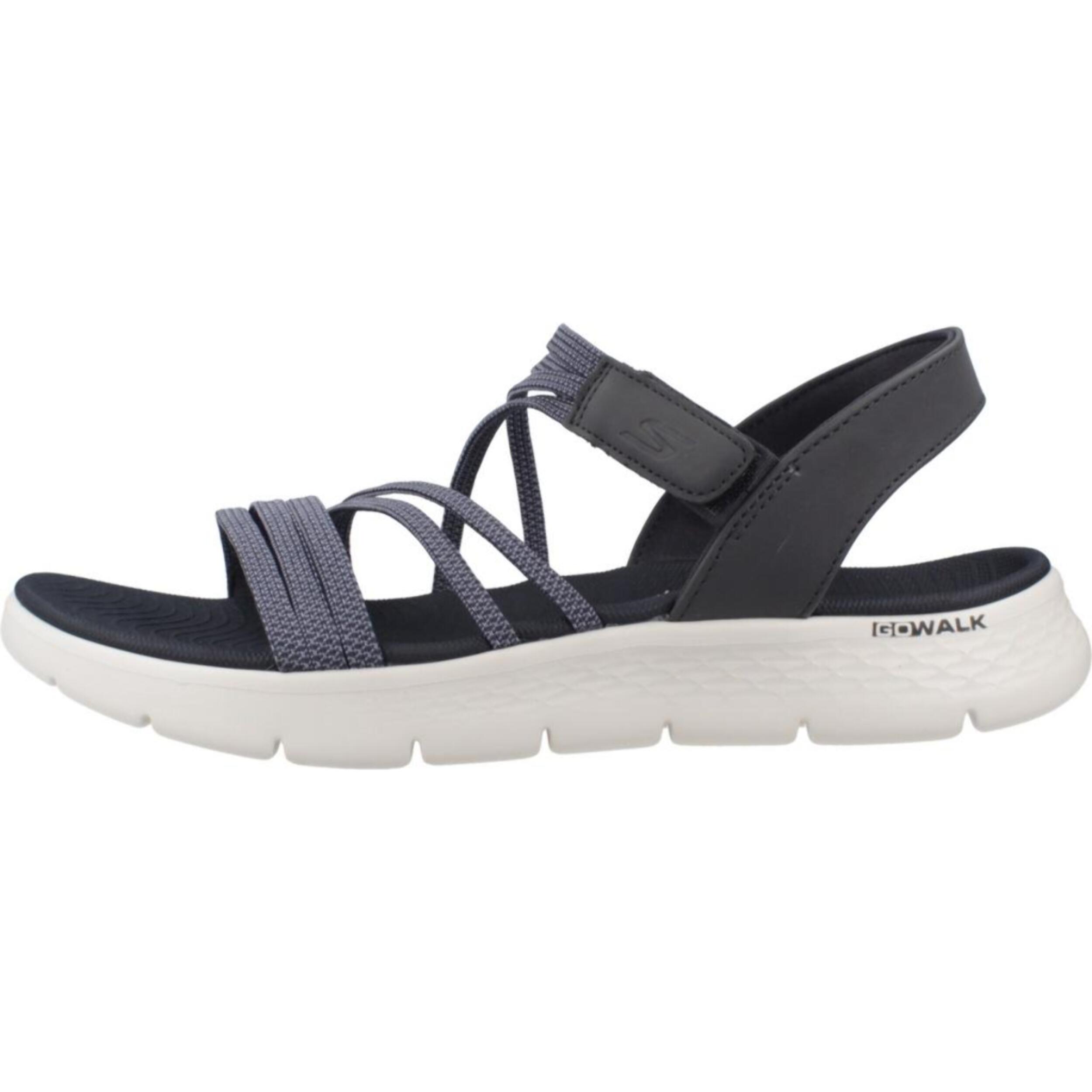 Sandalias Mujer Go Walk Flex Azul
