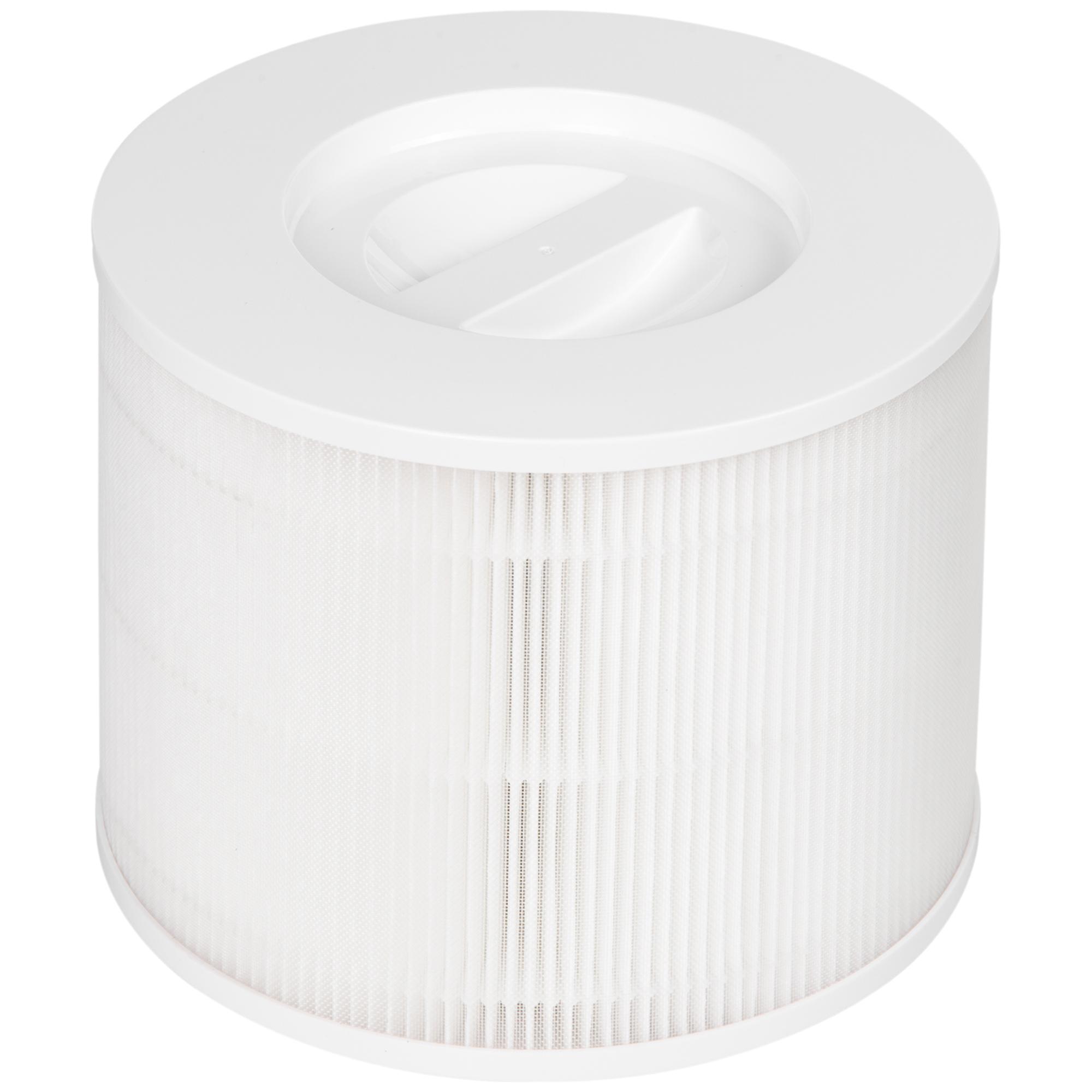 Filtro de Repuesto H13 HEPA para Purificador de Aire con Función de Eliminar Virus Polvo y Alérgenos Filtro de Carbón Activado para Uso por 6 Meses 19,3x19,3x14,8 cm Blanco