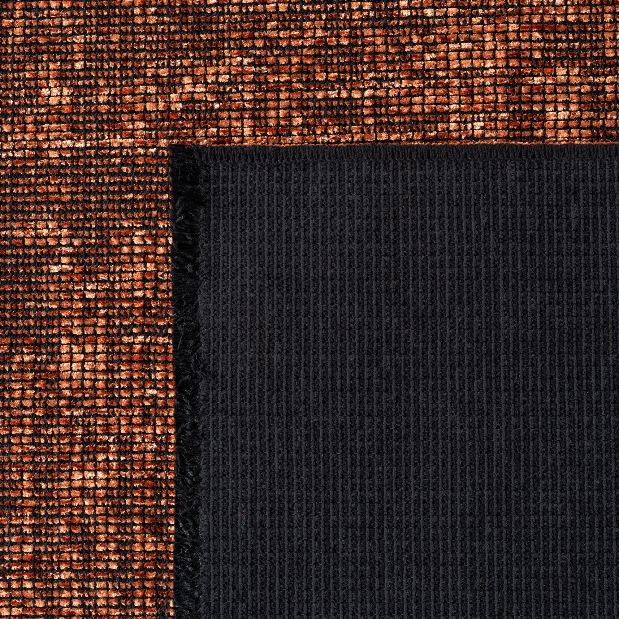 MIRA - Tapis de salon brun au design abstrait
