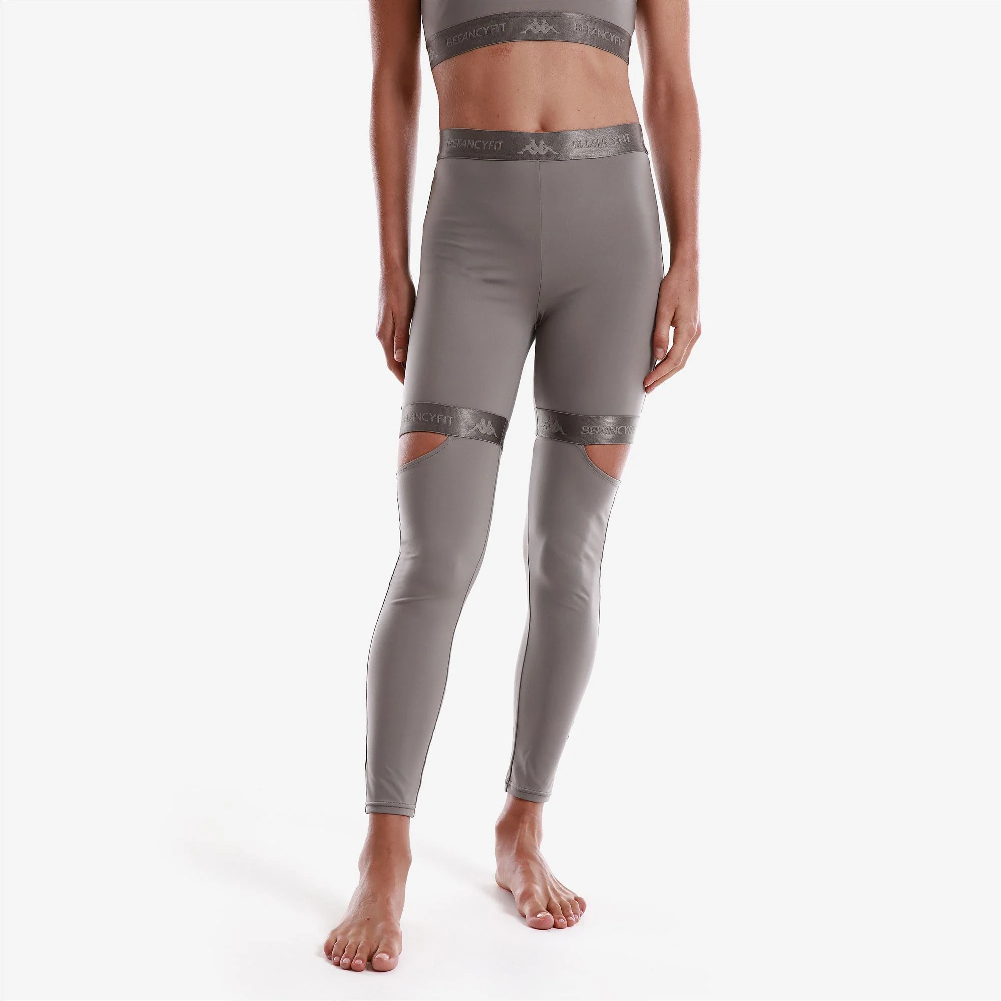 Kappa - Pantaloni Donna Grigio - AUTHENTIC BEST
