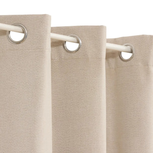 Rideau occultant Darla 140x260cm beige