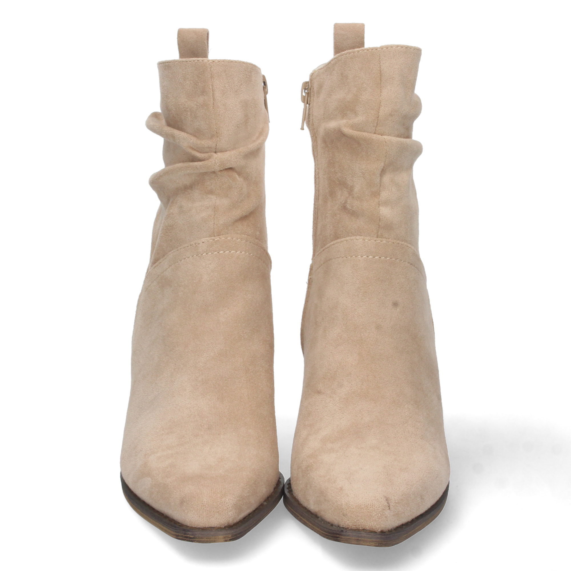 Botin de Tacon con Flecos y Cremallera