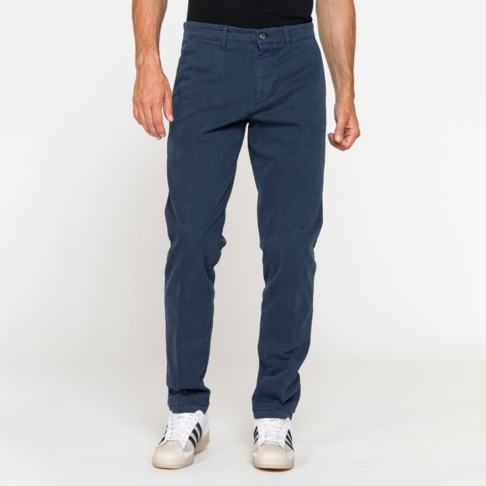 PANTALONE CHINO MOD. 624 IN GABARDINA STRETCH PESANTE