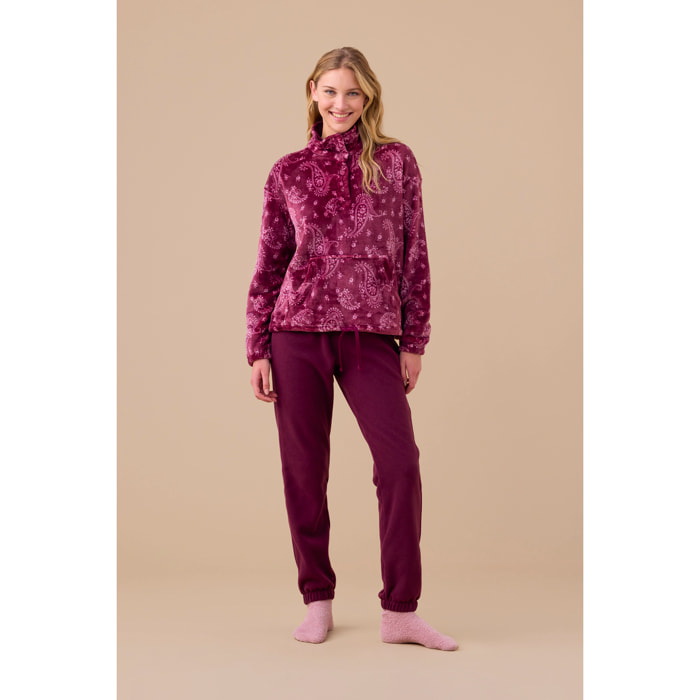 Pigiama donna coral articolo cachemire. Noidinotte