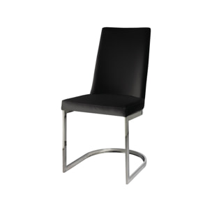 Chaise  " Round " - Noir - Lot de 2