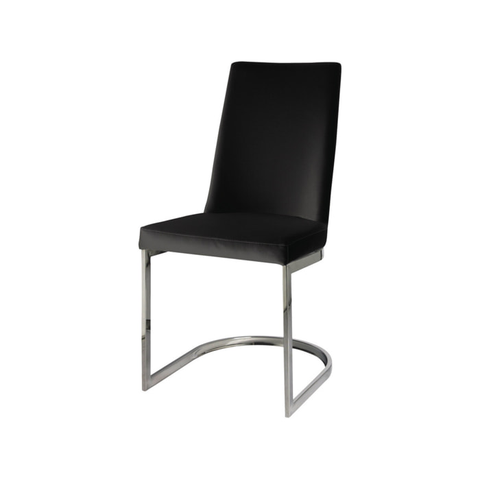 Chaise  " Round " - Noir - Lot de 2